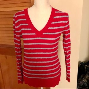 Tommy Hilfiger striped v-neck sweater